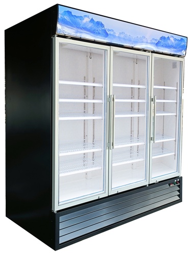 [XXSG1.9L3-HC] RIGID - CHILLER- 3 DOOR DISPLAY SWING GLASS