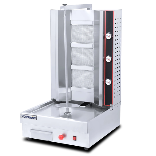 [UN-HGS-R3] RIGID - GAS GYRO SHAWARMA - 3 BURNER