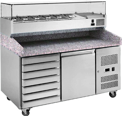 [SA-PZ1610TN] RIGID - CHILLER - PREP TABLE