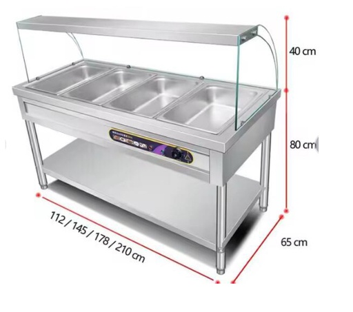 [FS-HS-3] RIGID - STEAM WARMER 3 PAN