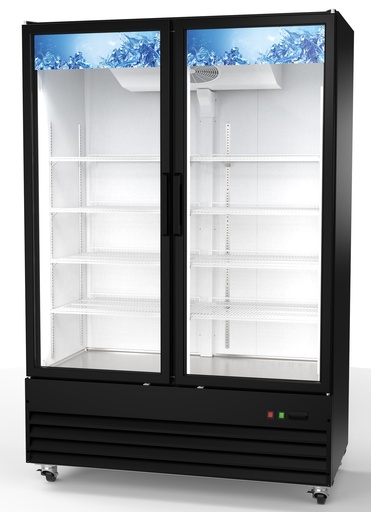 [XX-GDM-54R-HC] RIGID - CHILLER - 2 DOOR SWING DISPLAY
